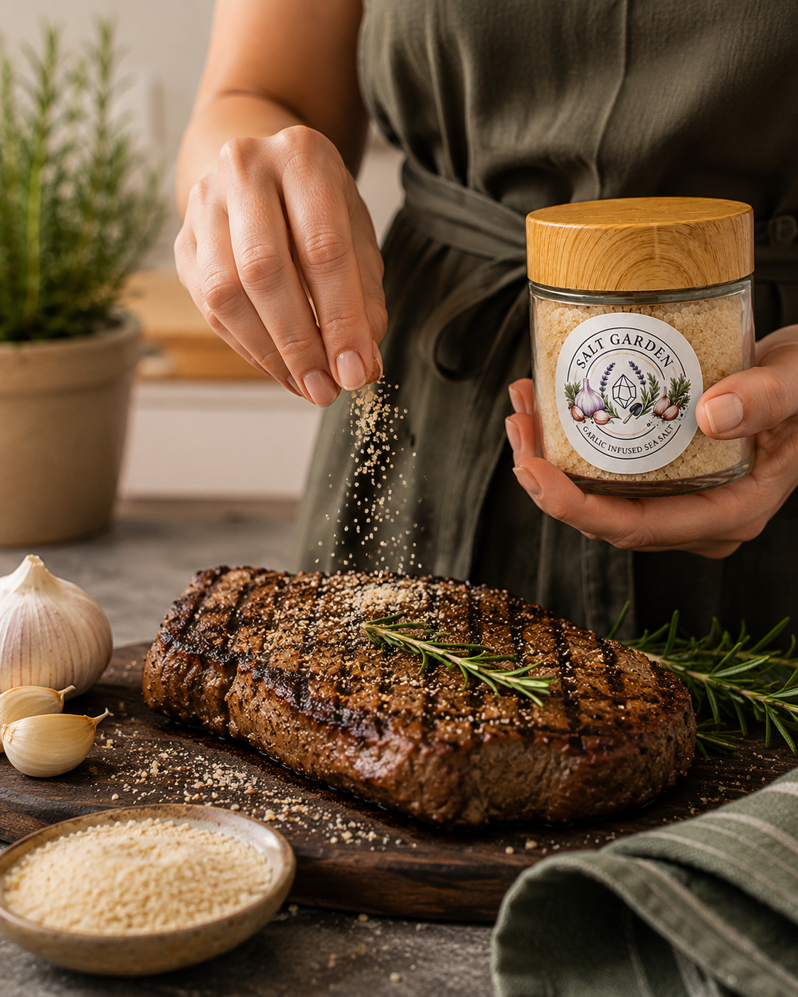 🧄 Garlic Infused Salt