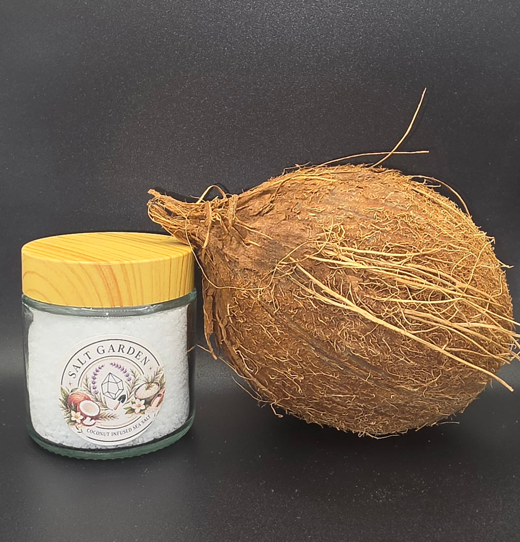 🥥 4oz. Coconut Infused Sea Salt
